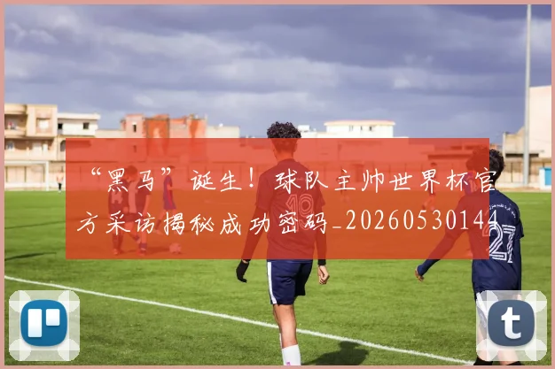 “黑马”诞生！球队主帅世界杯官方采访揭秘成功密码_20260530144056