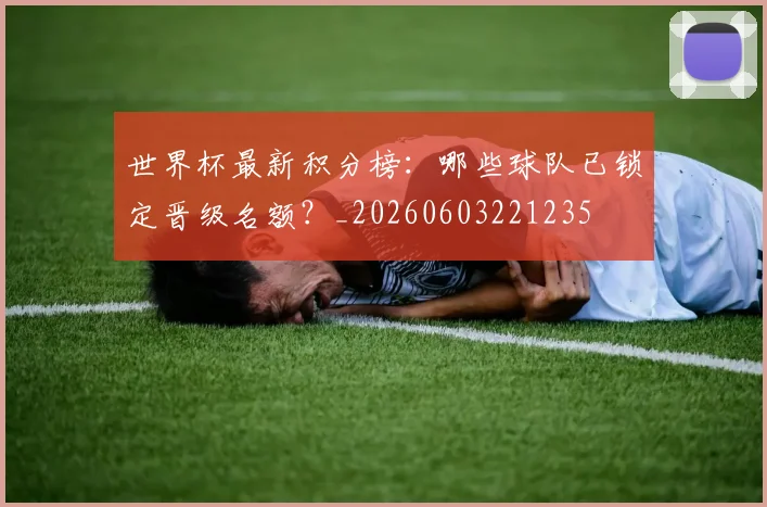 世界杯最新积分榜:哪些球队已锁定晋级名额?_20260603221235